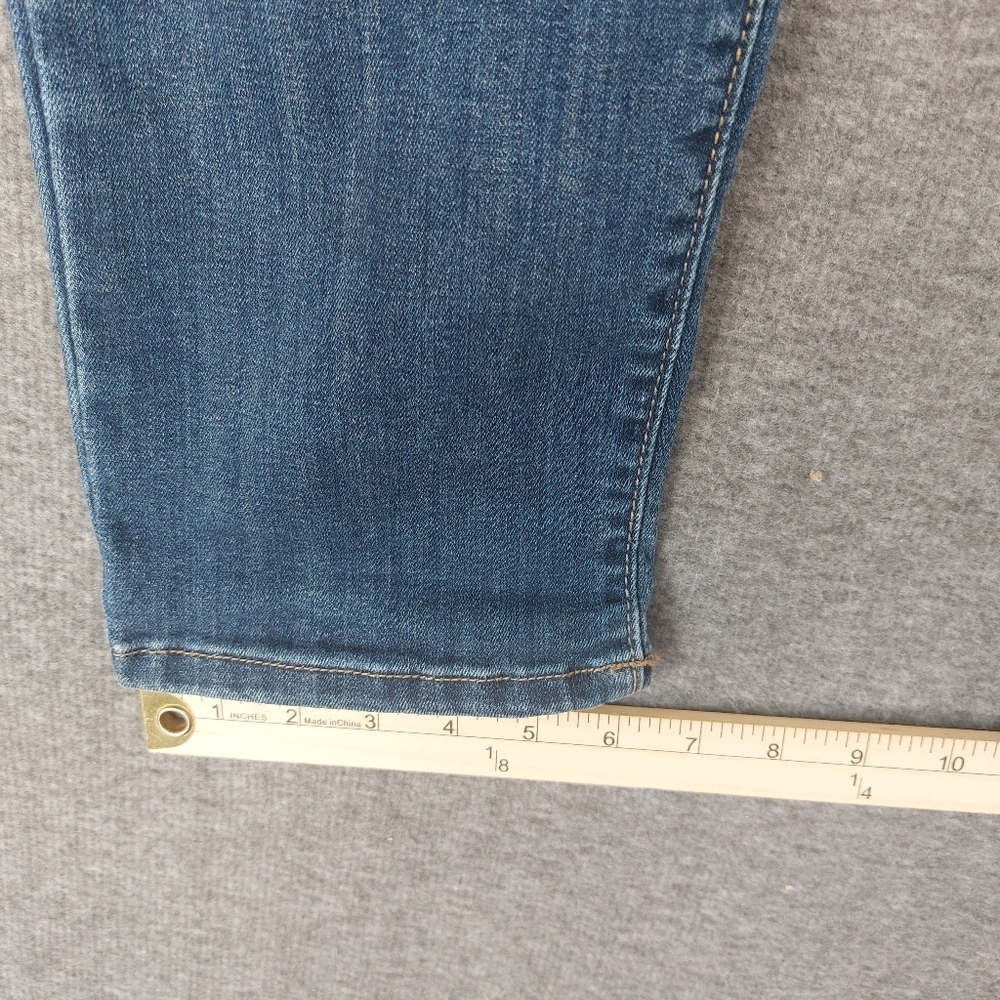 INC DENIM WOMENS BLUE SECRETLY SHAPES REGULAR FIT SKINNY JEANS SIZE 10 - Picture 6 of 11